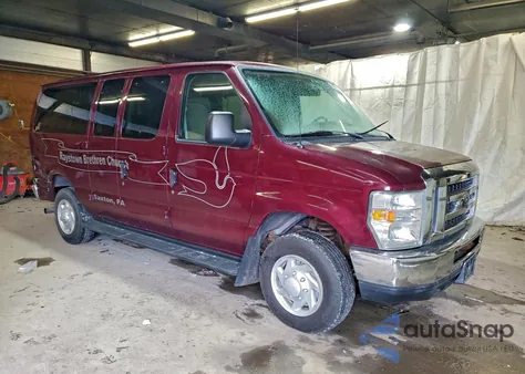 2008 Ford Econoline E350 Super Duty Wagon from USA, damaged, VIN 1FBNE31L98DA58747